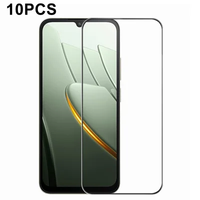 RURIHAI 10Pcs For Xiaomi Poco C81 4G / C81 Pro 4G High Aluminium-Silicon Glass Film Full Glue 0.26mm 2.5D Full Screen Protector