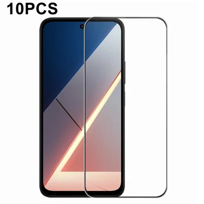 RURIHAI 10 unidades para Xiaomi Poco M8s 5G película de vidrio de alta resistencia con silicio y aluminio, adhesivo completo, 0,26 mm, protector de pantalla completa 2.5D
