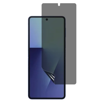 For Samsung Galaxy Z Flip8 Anti-Peep Screen Protector TPU+PET Inner Screen Hydrogel Film