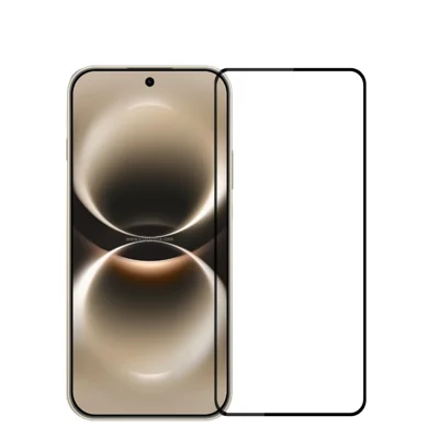  PINWUYO dla Huawei nova 15 Max Folia z hartowanego szkła JK Series-2 9H Pełna folia ochronna z pełnym klejeniem - Czarny