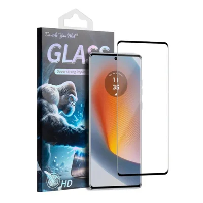 DO AS YOU WISH Pellicola Protettiva per Motorola Edge 50 Fusion 5G con Stampa Serigrafica, Colla Totale, in Vetro Tempered in Alluminio-Silicio