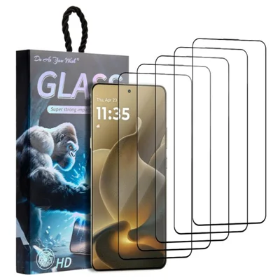 DO AS YOU WISH 5Pcs For Motorola Signature 5G Screen Protector Silk Printing High Aluminum-silicon Glass Film