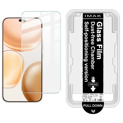 IMAK Série H Pour Honor Play11 Plus 5G Protecteur d'écran en verre trempé Film d'installation facile avec outil de suppression automatique de poussière - Kit transparent (NON couverture complète) (Déverrouillage par empreinte digitale)