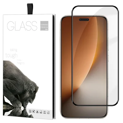  For Honor Magic8 Pro 5G Full Screen Protector Full Glue Curved Edges Anti-fingerprint Tempered Glass Film - Transparent