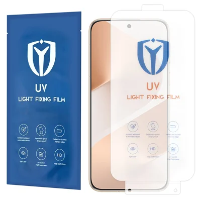 Voor Huawei Pura 80 Pro+ / Huawei Pura 80 Pro PET Screen Protector Volledige Dekking Volledige Lijm UV Film - Transparant