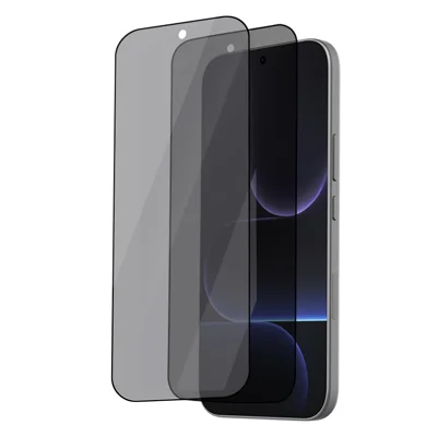 LEREACH 2 Unidades Protector de Privacidad para Honor 600 5G / 600 Pro 5G / 500 Pro 5G, Protector de Cristal Templado Completo Anti-Espías 28° - Negro