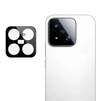 IMAK For Xiaomi 17 Max Camera Lens Protector Tempered Glass HD Clear Full Cover Lens Film - Black