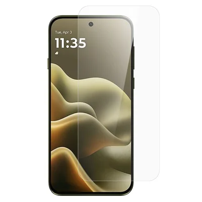 AMORUS Für Motorola Edge (2026) Hochwertige Aluminium-Silizium-Glasfolie Kratzfester 2,5D-gekrümmter Kanten Displayschutz, NICHT Vollflächig – Transparent