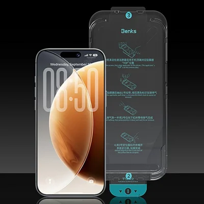 BENKS für iPhone 17 Pro Max Displayschutz Lithium Aluminium-Silizium-Glas AR Anti-Reflexionsfolie