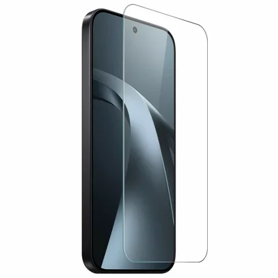 NORTHJO A+ Para Xiaomi 17T Protetor de Ecrã Transparência 0,3 mm 2,5D Filme de Vidro Temperado (NÃO Abrange Totalmente) - Transparente