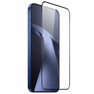 NORTHJO A+ Для полной защиты экрана Xiaomi 17T Pro Высококачественная пленка из алюмосиликатного стекла 0,3 мм 2,5D Черный край с шелкографией - Черный