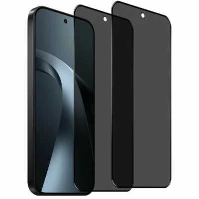 NORTHJO 2 Unidades A++ Para Xiaomi 17T Película de Privacidade em Vidro de Alta Silício-alumínio 0,3 mm Cobertura Total Anti-espião