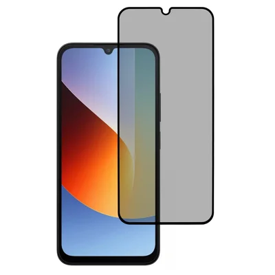 AMORUS For Xiaomi Poco C85x 5G / C81 4G / C81 Pro 4G / Redmi A7 Pro 5G / A7 Pro 4G (171.56mm) Anti Spy Tempered Glass Film 2.5D Silk Printing Full Glue Full Screen Protector
