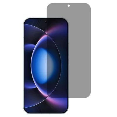 Для Xiaomi 17 Pro Max 2.5D дуговой край антишпионская защитная пленка на весь экран из высококачественного алюмосиликатного стекла (разблокировка по отпечатку пальца)