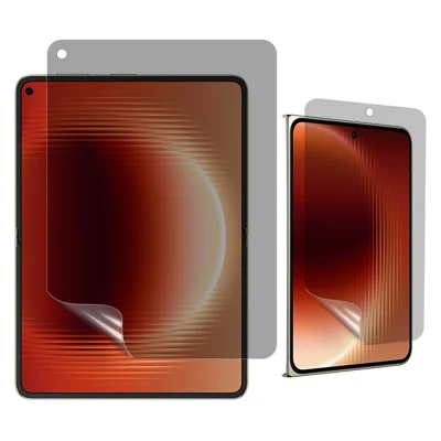 For Huawei Pura X Max 180-degree Privacy Screen Protector TPU + PET Inner + Outer Film Set