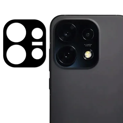 Voor Oppo Reno16 Pro 5G Gehard Glas Lensbeschermer Zwart Zijdeprint Camera Lensfolie