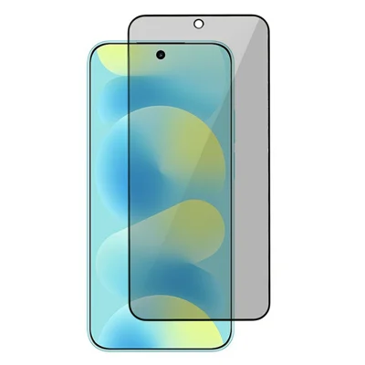 Voor Huawei nova 16 5G 180 graden anti-spionage gehard glas zwarte rand privacybescherming volledig schermprotector, volledige lijm - zwart