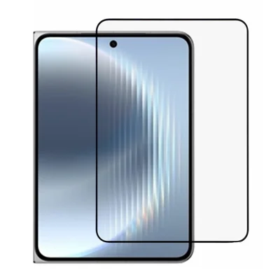 Protecteur d'écran pour Huawei Pura X Max, verre trempé avec impression soyeuse, film adhésif complet (écran extérieur)