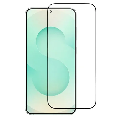 Til Samsung Galaxy S24+ / S25+ HD fuldskærm beskytter, anti-reflekterende, hakket glasfilm (fingeraftryksoverlåsning)