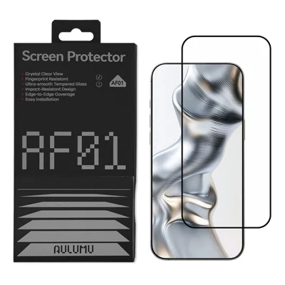 AULUMU AF01 Для iPhone 17 Pro Max Защитное стекло высокой четкости с инструментом легкого монтажа — Прозрачное
