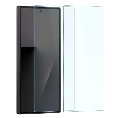 NORTHJO A+ 2 pièces pour Samsung Galaxy Z Fold7 5G Protecteur d'écran en verre trempé 0,3 mm 2,5D Film HD (non couverture complète) - Transparent
