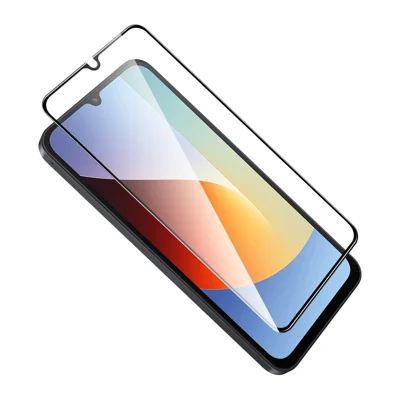 HAT PRINCE para Xiaomi Redmi A7 Pro 5G / Xiaomi Redmi A7 Pro 4G (171,56 mm) ENKAY Película de Vidro Temperado 9H Impressão em Seda 0,26 mm Cola Total Cobertura Total - Transparente
