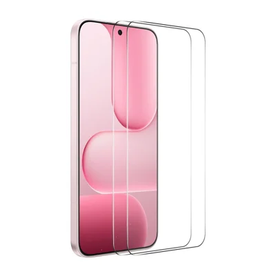 HAT PRINCE per Honor 600 Smart 5G ENKAY 2 Pezzi Pellicola Protettiva 9H Trasparente Colla Totale in Vetro di Alluminio-Silicio (NON Copertura Completa) - Trasparente