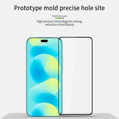 PINWUYO na Huawei nova 16 Ultra 5G Folia hartowanego szkła Seria JK-2 9H Pełne przyklejenie Ochrona pełnego ekranu - Czarny