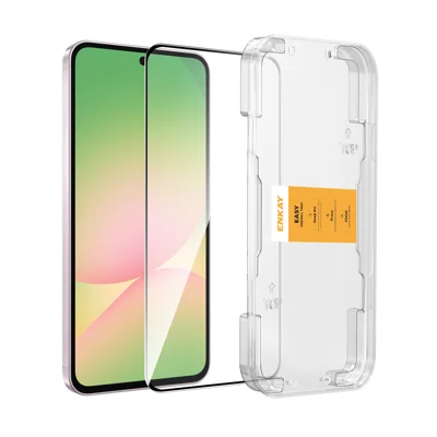  HAT PRINCE pour Samsung Galaxy A27 5G Film Transparent HD ENKAY Protecteur d'écran en Verre Trempé avec Outil d'Installation - Transparent
