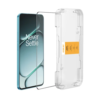 HAT PRINCE pour OnePlus Nord CE6 5G HD Film Transparent ENKAY Protection d'écran en verre trempé à couverture totale avec colle intégrale et outil d'installation - Transparent