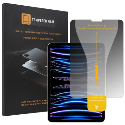 For iPad Pro 12.9 (2018)  /  (2020)  /  (2021)  /  (2022) 26° Anti-Spy Full Screen Protector Tempered Glass Film with Dust-free Installation Tool - Black