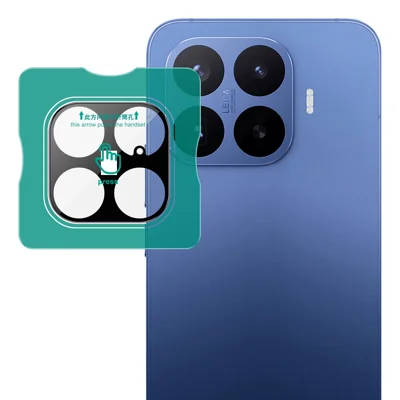 IMAK dla Xiaomi 17T Pro Szklana Ochrona Obiektywu Aparatu z Ramką Samocentrującą – Czarny – Czarny