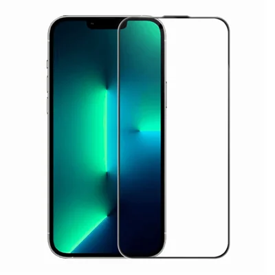 RURIHAI لجهاز iPhone 13 / 13 Pro / 14 / 16e / 17e واقي شاشة بالكامل من نوع AR واقي من الانعكاسات، زجاج مقوى شفاف عالي الوضوح - شفاف