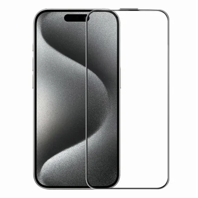 RURIHAI pour iPhone 15 Pro Protecteur d'écran complet AR Anti-reflet Verre trempé HD Transparent - Transparent