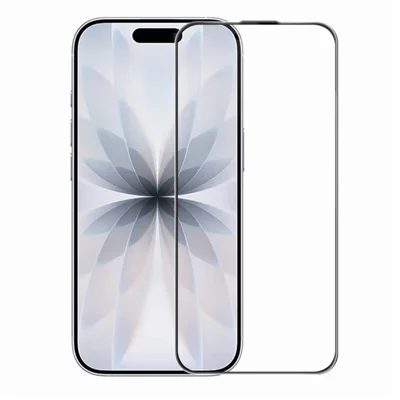 RURIHAI Protector de Pantalla Completa para iPhone 17 / 16 Pro Protector de Vidrio Templado HD Transparente con Tecnología AR Anti-Reflectante - Transparente
