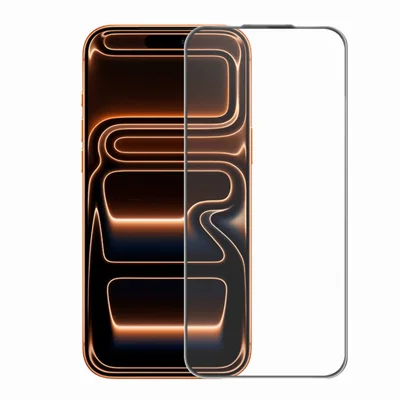 RURIHAI For iPhone 17 Pro Max Matte Full Screen Protector AR Anti-Reflective Tempered Glass Film - Transparent