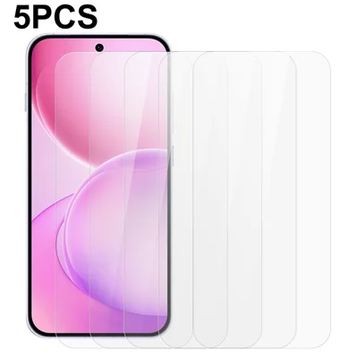 5 stuks voor Oppo Reno16 5G (Global) / Reno16 Pro 5G (Global) voorste screenprotector 0,3 mm 2,5D gehard glasfolie, niet volledig bedekkend - transparant