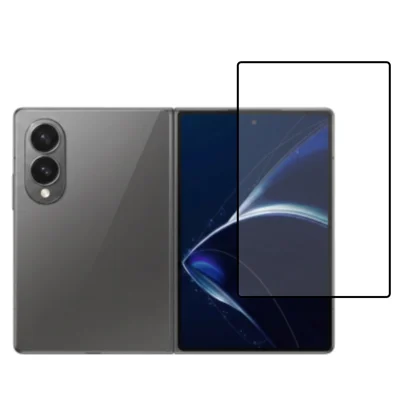 For Samsung Galaxy Z Fold8 Full Screen Protector Silk Printing Full Glue HD Clear Screen Film - Black