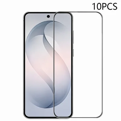 RURIHAI 10 szt. dla Samsung Galaxy S26 FE Folia z wysokim zawartością szkła aluminiowo-krzemowego Pełny klej 0,26 mm 2,5D Ochrona pełnego ekranu