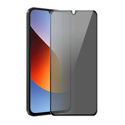  HAT PRINCE for Xiaomi Redmi 15a 5G Privacy Screen Protector ENKAY Hat-Prince Full Glue Full Coverage 28-degree Anti-Spy Tempered Glass - Black