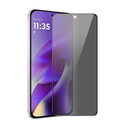HAT PRINCE för Motorola Moto G87 5G / Motorola Moto G Max 5G Sekretessskärmsskydd ENKAY Hat-Prince Fullklemd täckning 28-graders avstängningsskyddat härdat glas - Svart