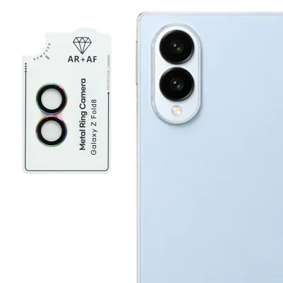 For Samsung Galaxy Z Fold8 Camera Lens Protector Electroplating Ultra HD Tempered Glass Lens Film - Multi-color