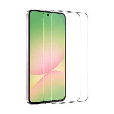 HAT PRINCE For Samsung Galaxy M47 5G ENKAY  2Pcs Screen Protector 9H Clear Full Glue High Aluminum-Silicon Glass Film (NOT Complete Covering) - Transparent