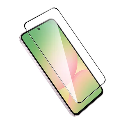 HAT PRINCE For Samsung Galaxy M47 5G ENKAY  Screen Protector 9H Silk Printing 0.26mm Full Glue Full Coverage Tempered Glass Film - Transparent
