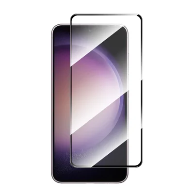 HAT PRINCE na Samsung Galaxy S26 FE ENKAY, pełny ekran ochronny z jedwabnym nadrukiem 0,18 mm, hartowane szkło (odblokowywanie za pomocą odcisku palca) - przezroczysty