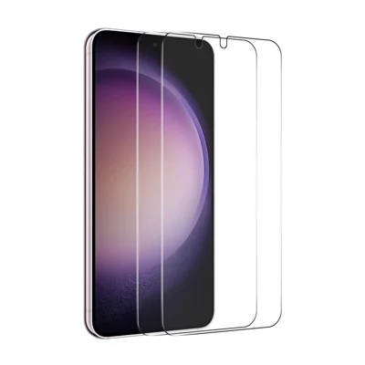 HAT PRINCE na Samsung Galaxy S26 FE 2 szt. Ochronna szybka ENKAY Odblokowywanie przez odcisk palca 0,18 mm Wysokie szkło aluminiowo-krzemowe (nie pełna powierzchnia) - Przezroczyste