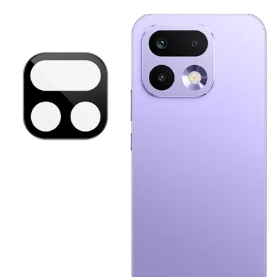 IMAK pour Realme 16 Pro 5G Protecteur d'objectif caméra Verre trempé HD Transparent Film complet d'objectif - Noir - Noir