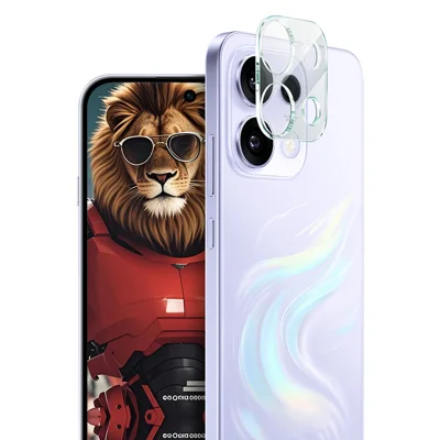 IMAK till Oppo Reno16 FS 5G / Oppo Reno16 F 5G Härdat Glas Fullt Täckande Kameraobjektivskydd + Akryl Objektivlock - Transparent