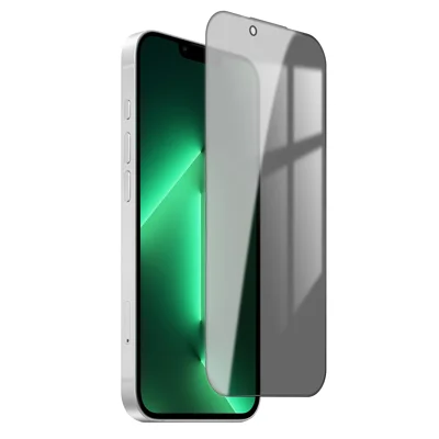 Privacy screen protector voor iPhone 13 Pro Max AR Anti-reflecterend Hoog aluminium-siliciumglas Anti-spionagefolie - Zwart