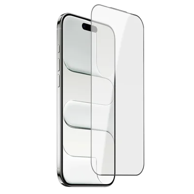 For iPhone Air Screen Protector AR Anti-Reflective Silk Printing Clear High Aluminium-silicon Glass Film - Transparant